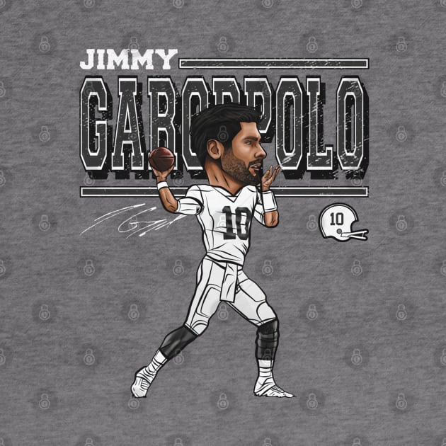 Jimmy Garoppolo Las Vegas Cartoon by danlintonpro
